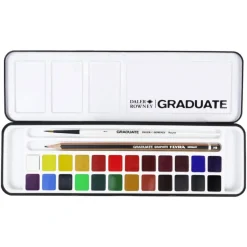 Daler Rowney Zestaw akwareli Graduate w półkostkach - - 24 szt.