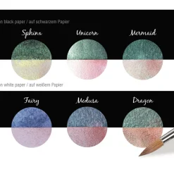 Finetec Zestaw akwareli, Magical Creatures - Coliro Pearl Colors - 6 kolorów