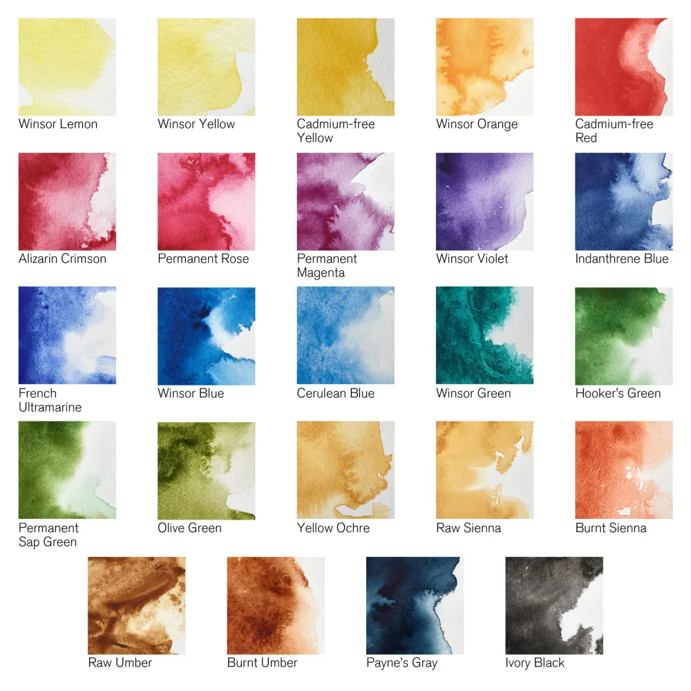 Winsor & Newton Zestaw akwareli Professional Winsor - - 6 x 5 ml > Farby Akwarelowe