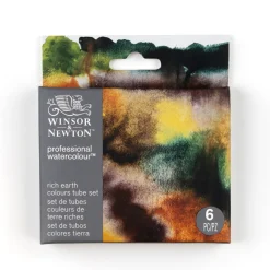 Winsor & Newton Zestaw akwareli Professional Rich Earth - - 6 x 5 ml ><noscript><img width=