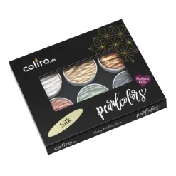 Finetec Zestaw akwareli, Silk - Coliro Pearl Colors - 6 kolorów
