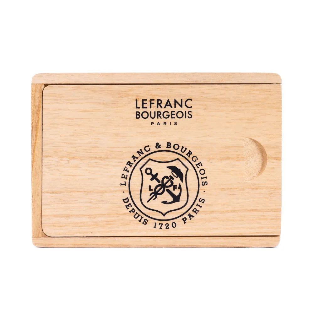 Lefranc & Bourgeois Zestaw akwareli w półkostkach Fine w drewnianej kasetce - - 14 szt.