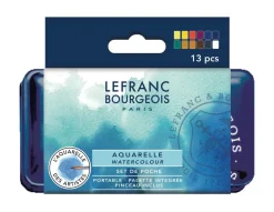 Lefranc & Bourgeois Zestaw akwareli w półkostkach Fine - - 13 szt.