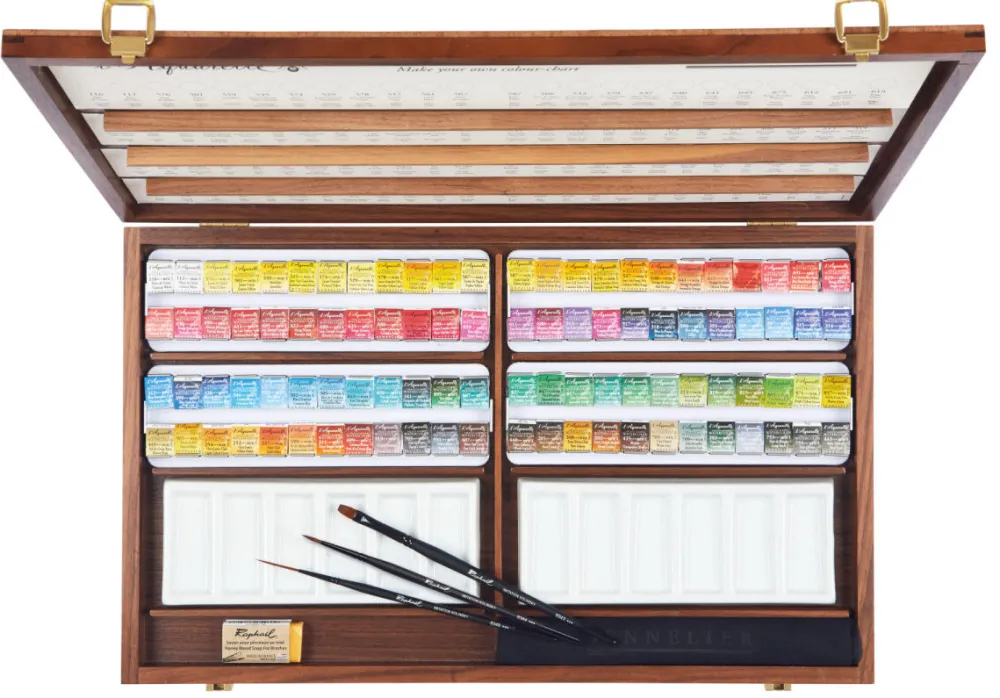 Sennelier Zestaw akwareli w półkostkach l'Aquarelle - - 96 szt. > Farby Akwarelowe