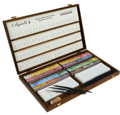 Sennelier Zestaw akwareli w półkostkach l'Aquarelle - - 96 szt. ><noscript><img width=