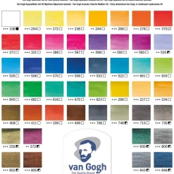 Van Gogh Zestaw akwareli w półkostkach - - 48 kolorów ><noscript><img width=