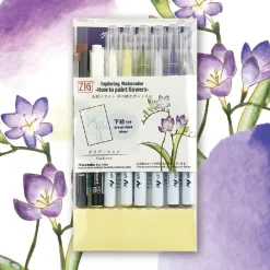 Kuretake Zestaw akwarelowy Watercolor Flowers, Gradation - - 11 szt. ><noscript><img width=