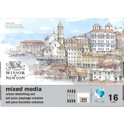 Winsor & Newton Zestaw artystyczny Mixed Media Urban Sketching - - 16 pcs