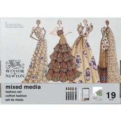 Winsor & Newton Zestaw artystyczny Mixed Media Fashion - - 19 pcs