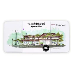 Tombow Zestaw artystyczny Urban Sketching Japan Edition - - 8 szt. > Zestawy Do Rysunku