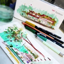 Tombow Zestaw artystyczny Urban Sketching Japan Edition - - 8 szt. > Zestawy Do Rysunku