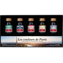 J.Herbin Zestaw atramentów Colors of Paris - - 5 x 10 ml ><noscript><img width=