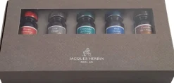J.Herbin Zestaw atramentów 1670 w butelce - - 5 kolorów x 10 ml ><noscript><img width=