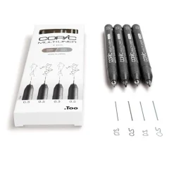 Copic Zestaw cienkopisów Multiliner - Grays 4 szt.