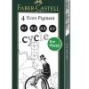 Faber-Castell Zestaw cienkopisów Ecco Pigment - - 4 szt.