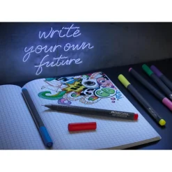 Faber-Castell Zestaw cienkopisów Grip Finepen - - neonowe, 5 kolorów > Cienkopisy