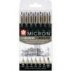 Sakura Zestaw cienkopisów Pigma Micron - - czarny, 3 szt. > Markery, Brushpeny I Pisaki