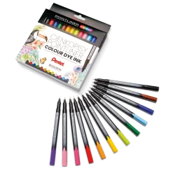 Pentel Zestaw cienkopisów Pointliner Colour 0,4 mm - - 24 szt. > Cienkopisy