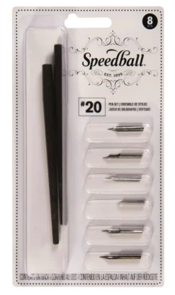 Speedball Zestaw do kaligrafii nr 20 General Purpose - - 8 szt.