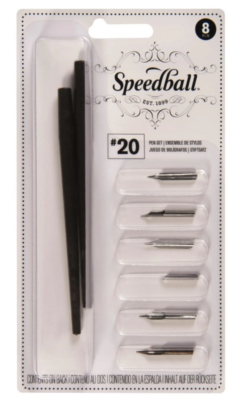 Speedball Zestaw do kaligrafii nr 20 General Purpose - - 8 szt.