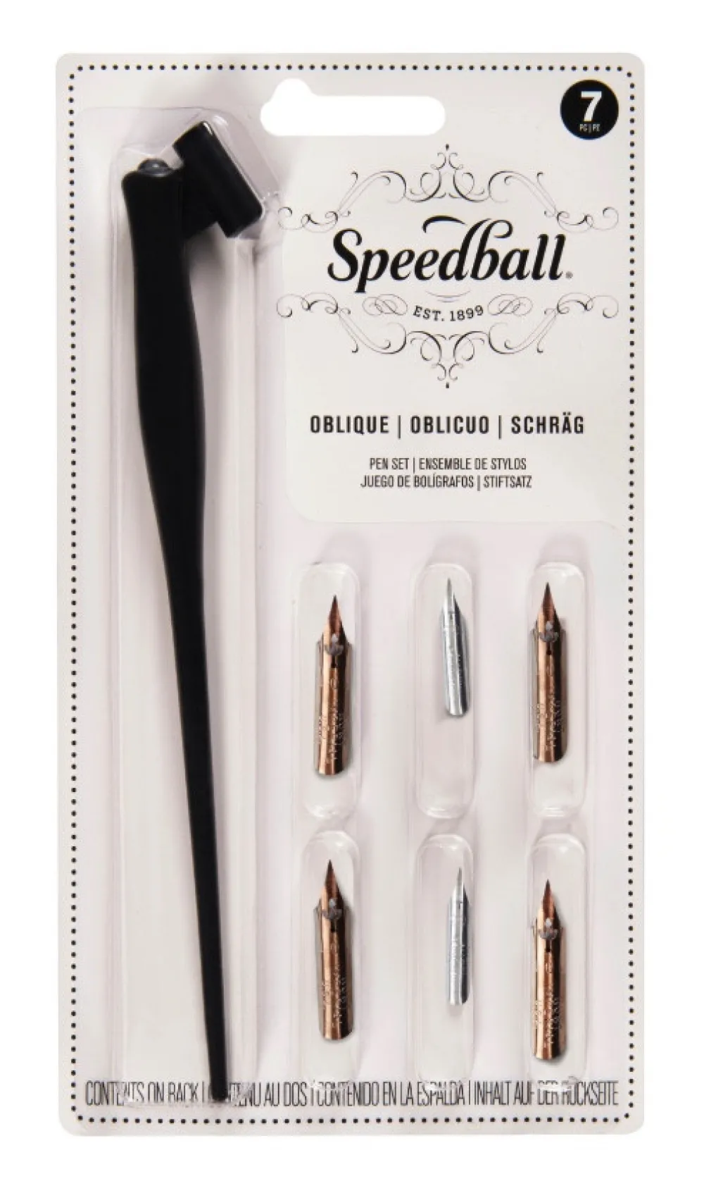 Speedball Zestaw do kaligrafii Oblique - - 7 szt.