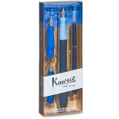 Kaweco Zestaw do kaligrafii Perkeo - - niebieski, 6 szt.