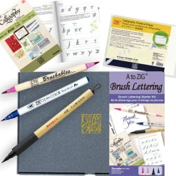 Kuretake Zestaw do kaligrafii Zig Brush Lettering Starter Set - - 5 szt. ><noscript><img width=