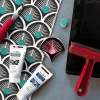 Speedball Zestaw do linorytu Fabric Block Printing Deluxe Kit - - 14 szt. > Techniki Graficzne