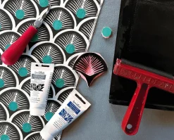 Speedball Zestaw do linorytu Fabric Block Printing Deluxe Kit - - 14 szt. > Techniki Graficzne