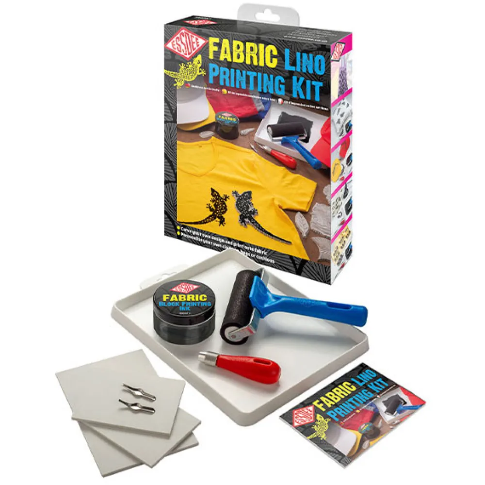 Essdee Zestaw do linorytu Fabric Lino Printing Kit -