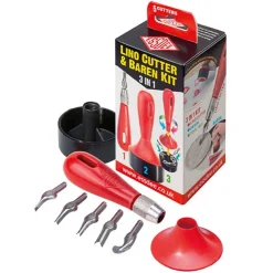 Essdee Zestaw do linorytu Lino Cutter & Baren Kit - - 7 szt.