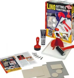 Essdee Zestaw do linorytu Lino Cutting & Printing Kit - - 23 szt.