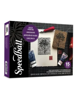 Speedball Zestaw do linorytu Water-Soluble Starter Kit - - 7 szt. > Techniki Graficzne