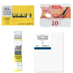 PaperConcept Zestaw do malarstwa akrylowego Acrylic Set - > Farby Akrylowe
