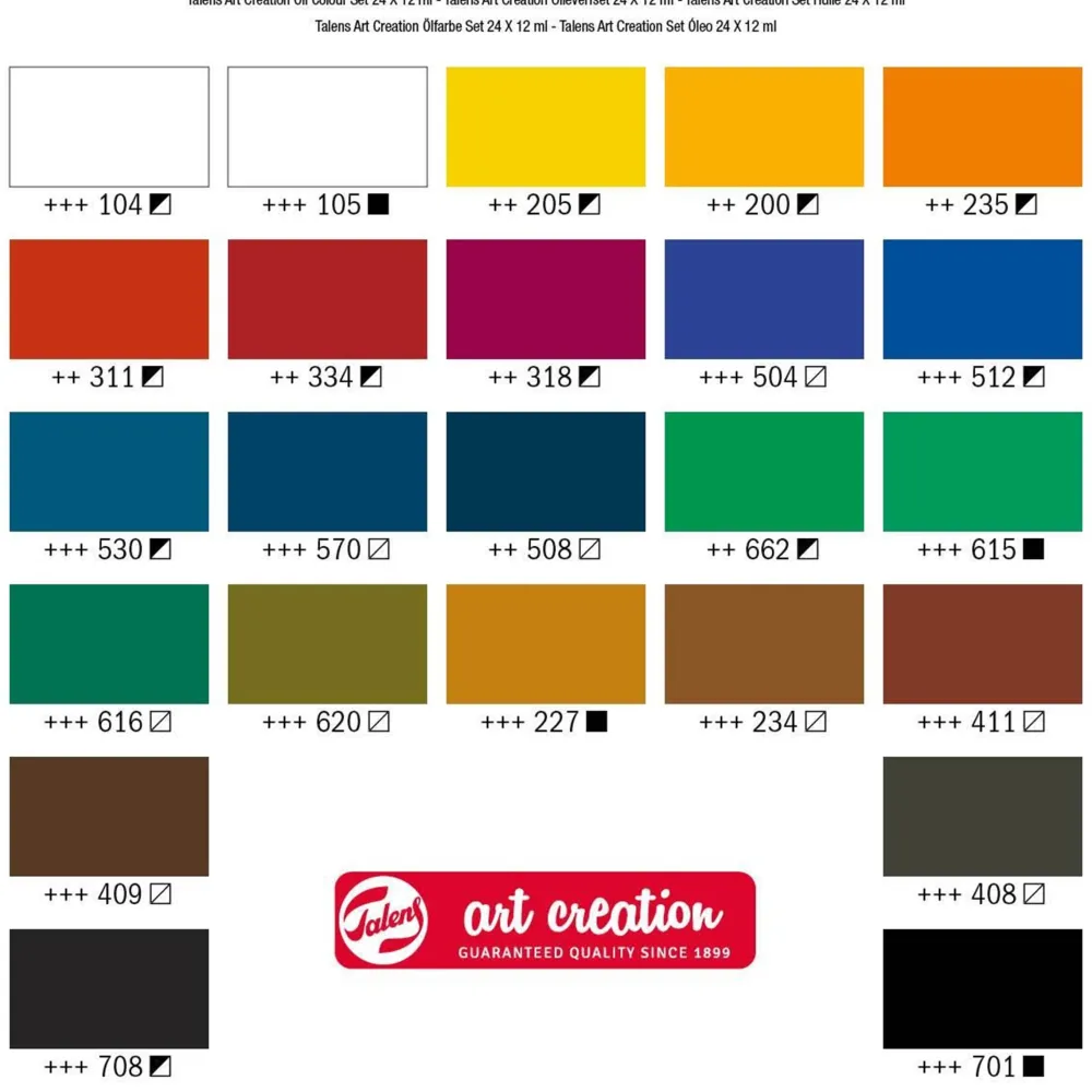 Talens Art Creation Zestaw do malarstwa olejnego Combi - - 16 szt.