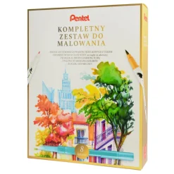 Pentel Zestaw do malowania Brush Sign Pen Twin Landscape - - 8 szt. ><noscript><img width=