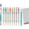 Pentel Zestaw do malowania Brush Sign Pen Twin Manga - - 8 szt.