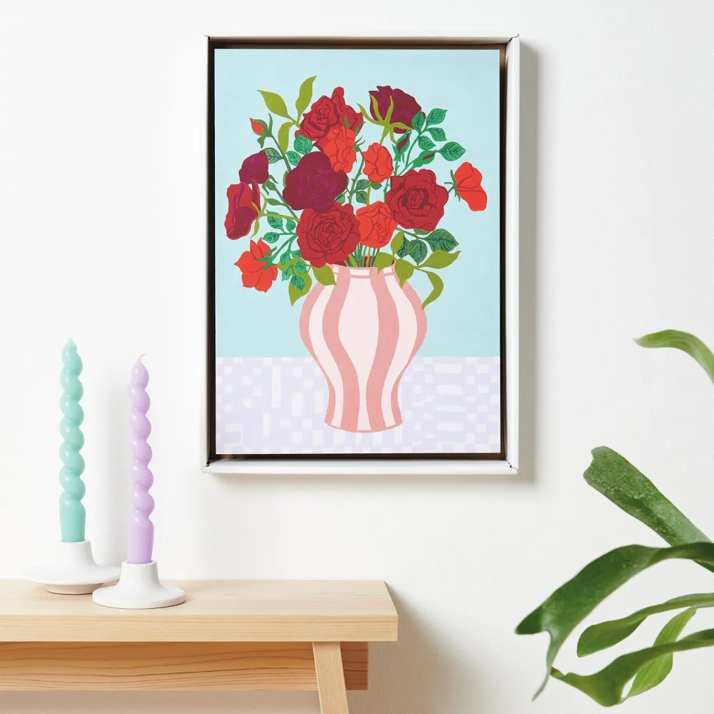 Rico Design Zestaw do malowania po numerach - - Red Roses > Malowanie Po Numerach