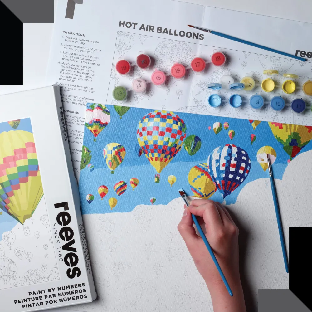 Reeves Zestaw do malowania po numerach - - Balloons