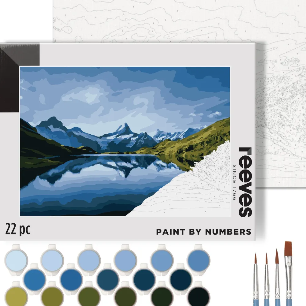 Reeves Zestaw do malowania po numerach - - Mountains