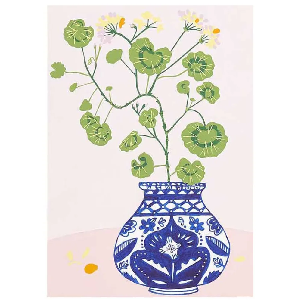 Rico Design Zestaw do malowania po numerach - - Geranium