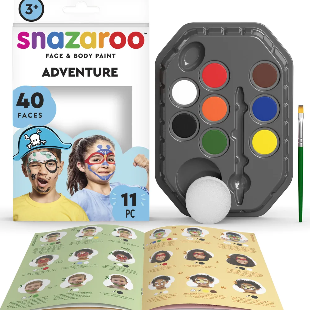 Snazaroo Zestaw do malowania twarzy - - Adventure