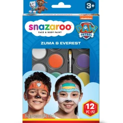Snazaroo Zestaw do malowania twarzy Zuma i Everest - - 12 szt.