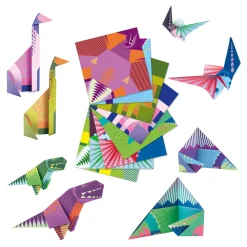 Djeco Zestaw do origami - - Dinozaury, 24 szt.
