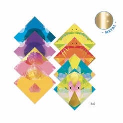 Djeco Zestaw do origami - - Morskie zwierzęta, 24 szt. ><noscript><img width=