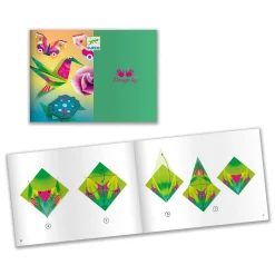 Djeco Zestaw do origami - - Tropiki neonowe, 24 szt.