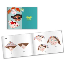 Djeco Zestaw do origami - - Wesołe twarze, 24 szt. ><noscript><img width=