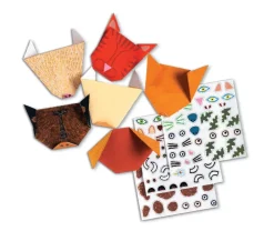 Djeco Zestaw do origami z naklejkami - - Zwierzaki