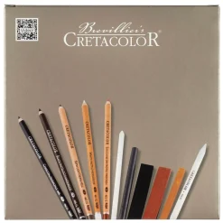 Cretacolor Zestaw do szkicowania Passion Box - - 25 szt.