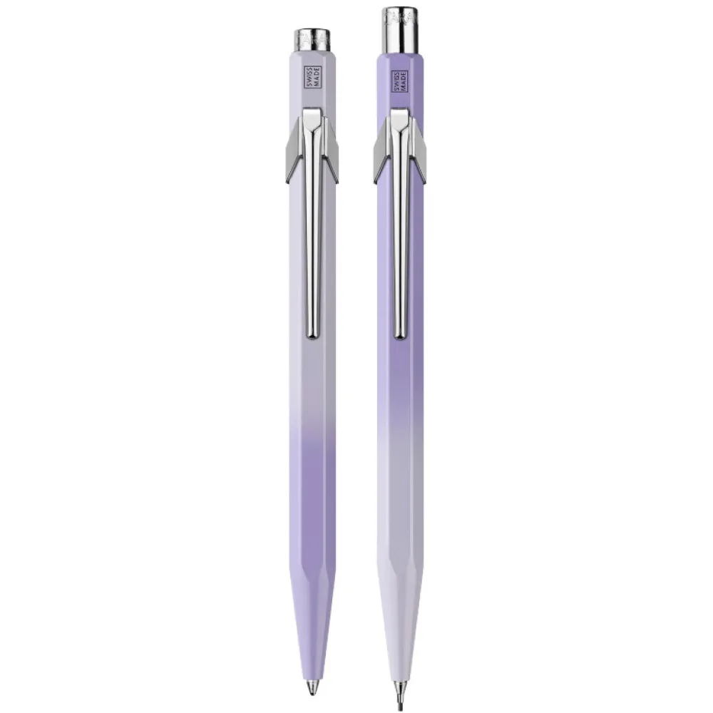 Caran d'Ache Zestaw długopis 849 i ołówek 844 - - Blooming Lavender, 2 szt. > Ołówki|Długopisy